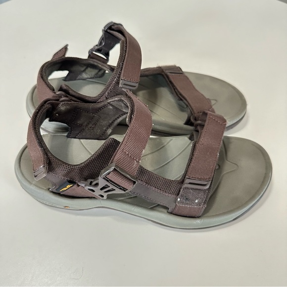 TEVA Mens Sandals Size 10 Brown Adjustable Straps Anatomic Footbed - Picture 4 of 6